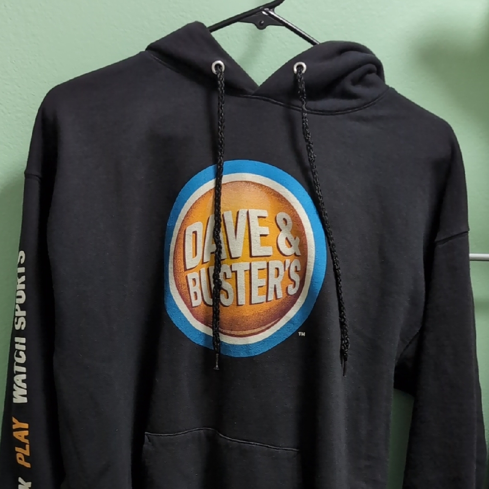 Hanes Black Hoodie with Graphic Print